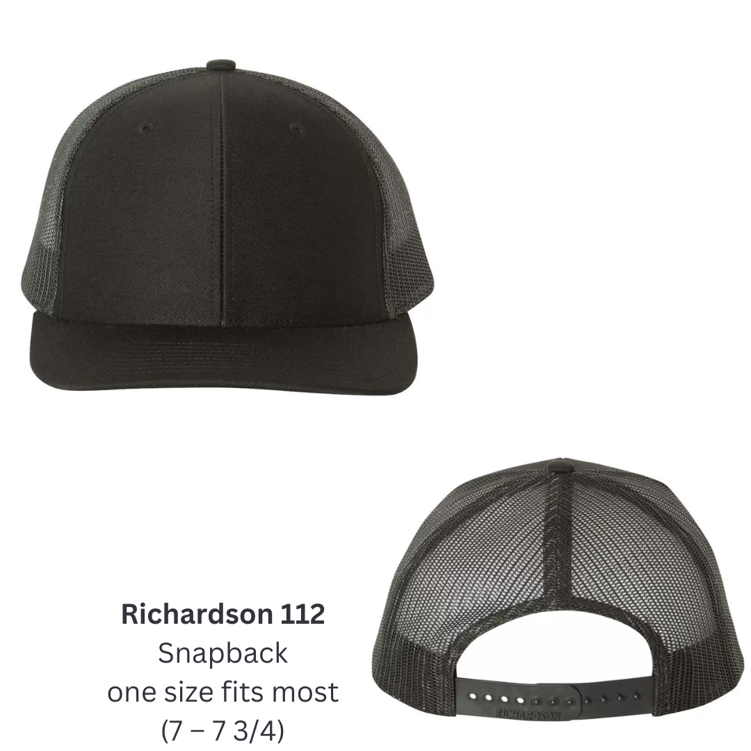 Firefighter Vintage Patch baseball cap with custom number